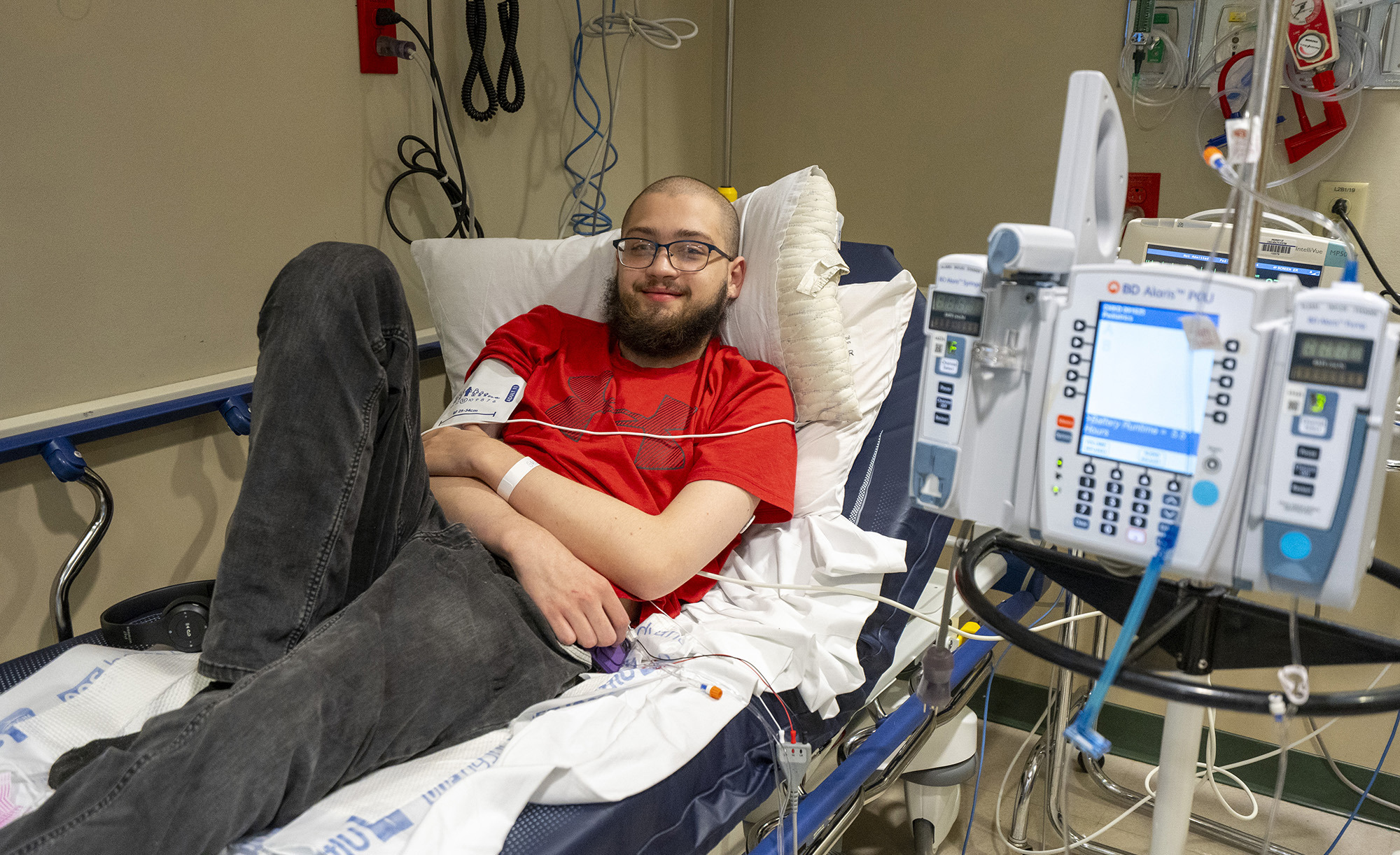 CAR T Infusion Patient Adam Wiscarson Chkd