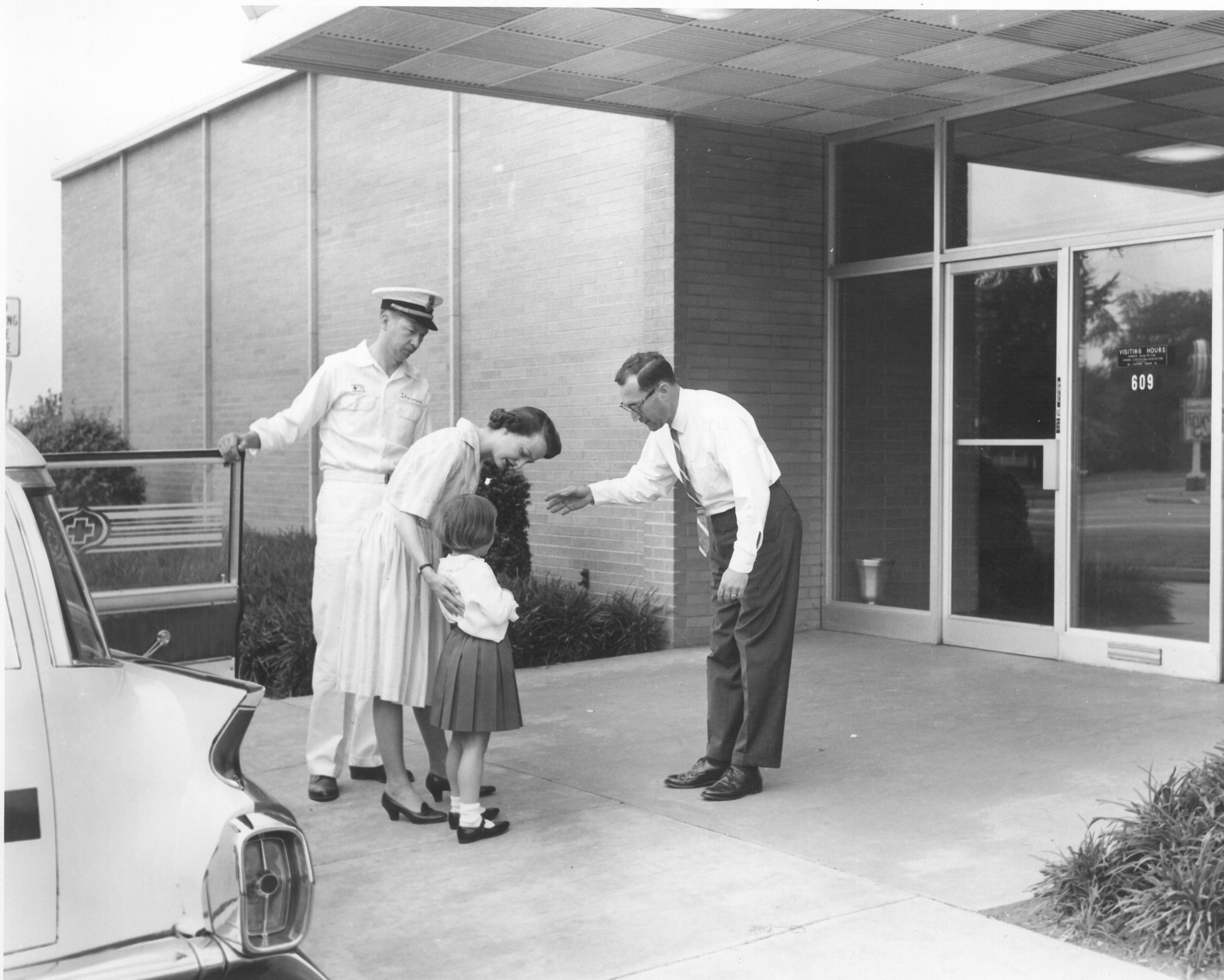 Opening day of CHKD's first children's hospital, 1961.