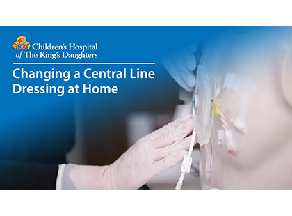 Video Thumb Changing A Central Line Dressing At Home
