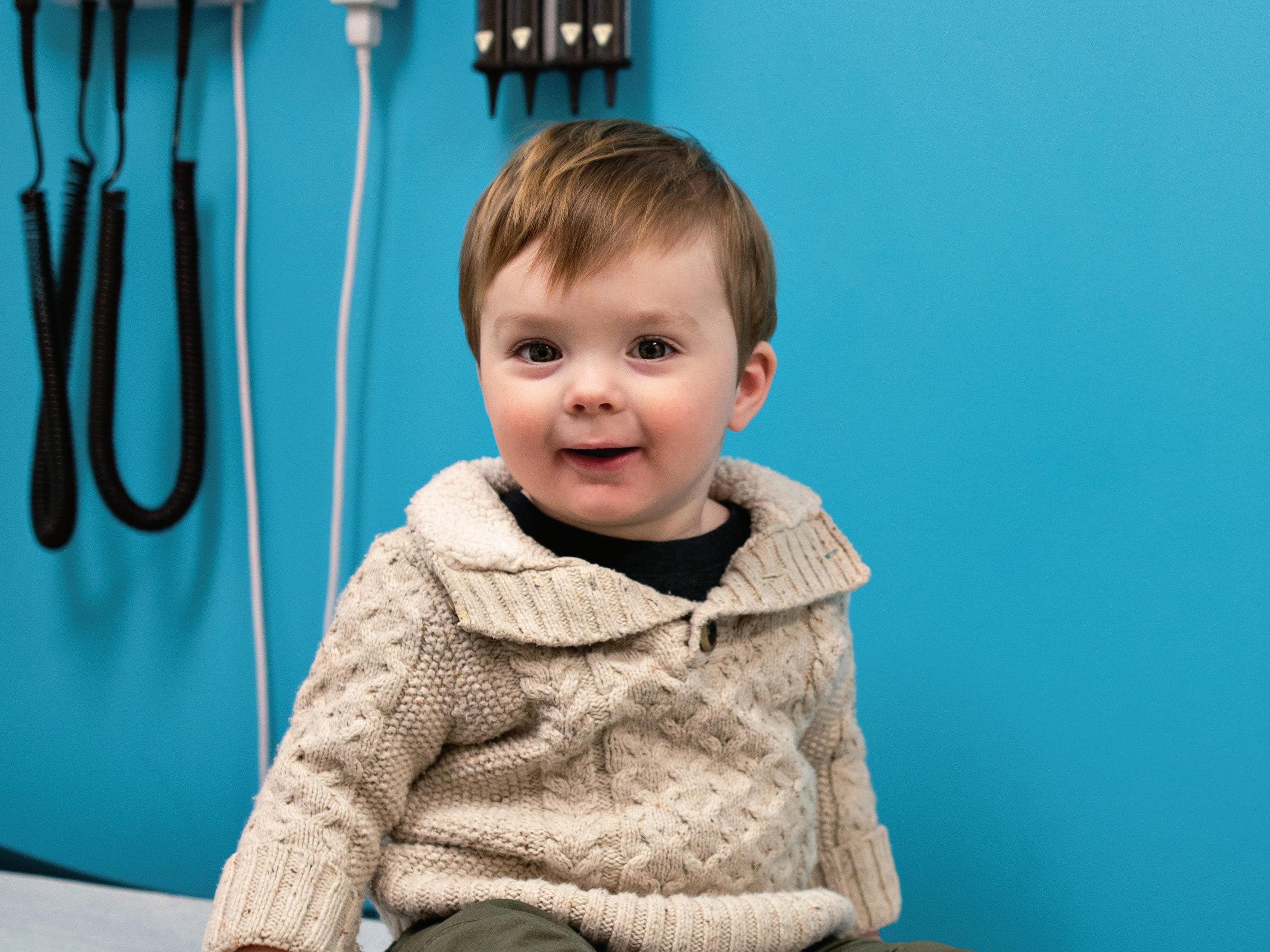 Rhett Harmon, craniosytosis patient.