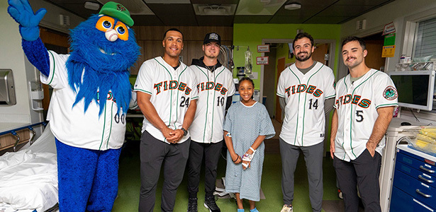 Tides Visit at CHKD