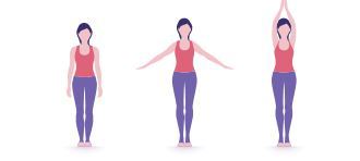 Image showing how to do the Mountain Pose in Yoga