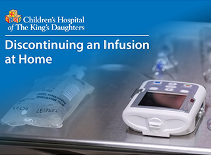 Video Thumb Discontinuing An Infusion At Home