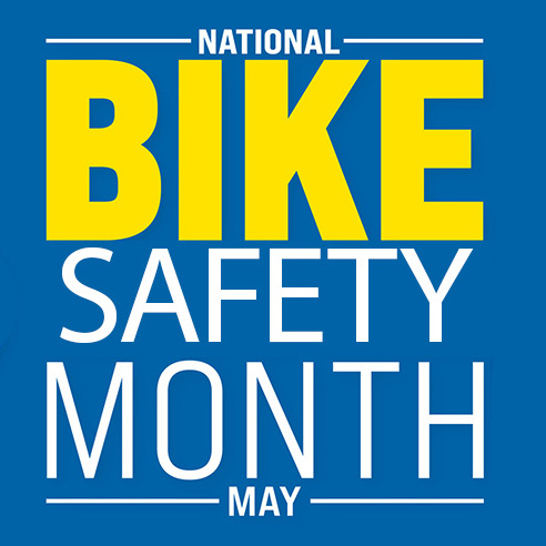 National Bike Safety Awareness Month Stock